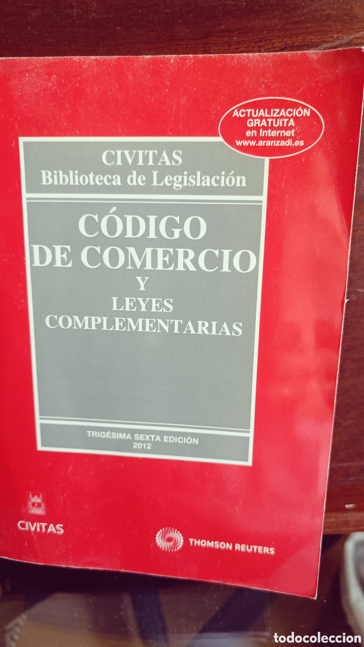 Libros de segunda mano: C&Oacute;DIGO DE COMERCIO.36 ED (2012)
