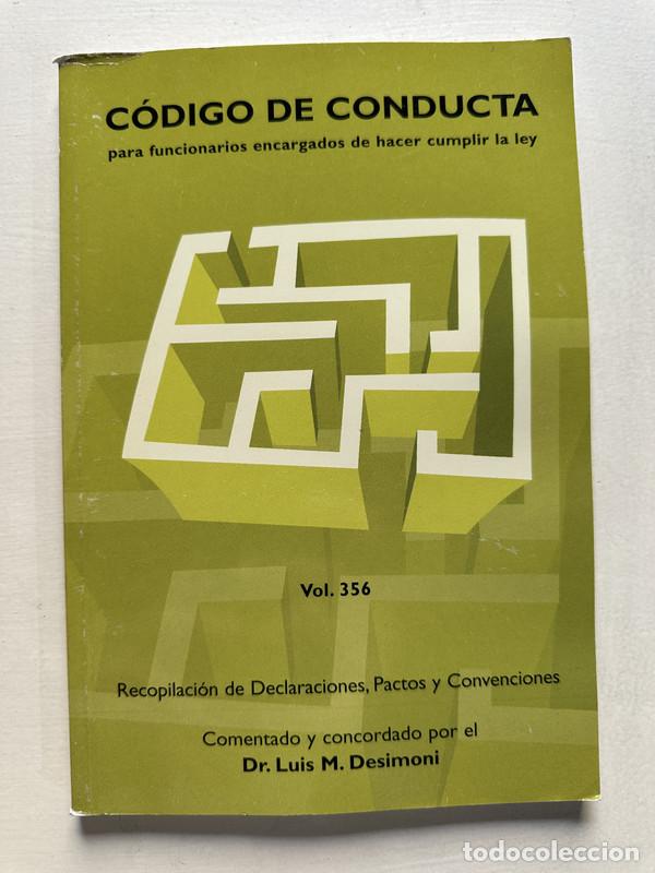 Libros de segunda mano: Codigo de conducta - Desimoni Luis M.