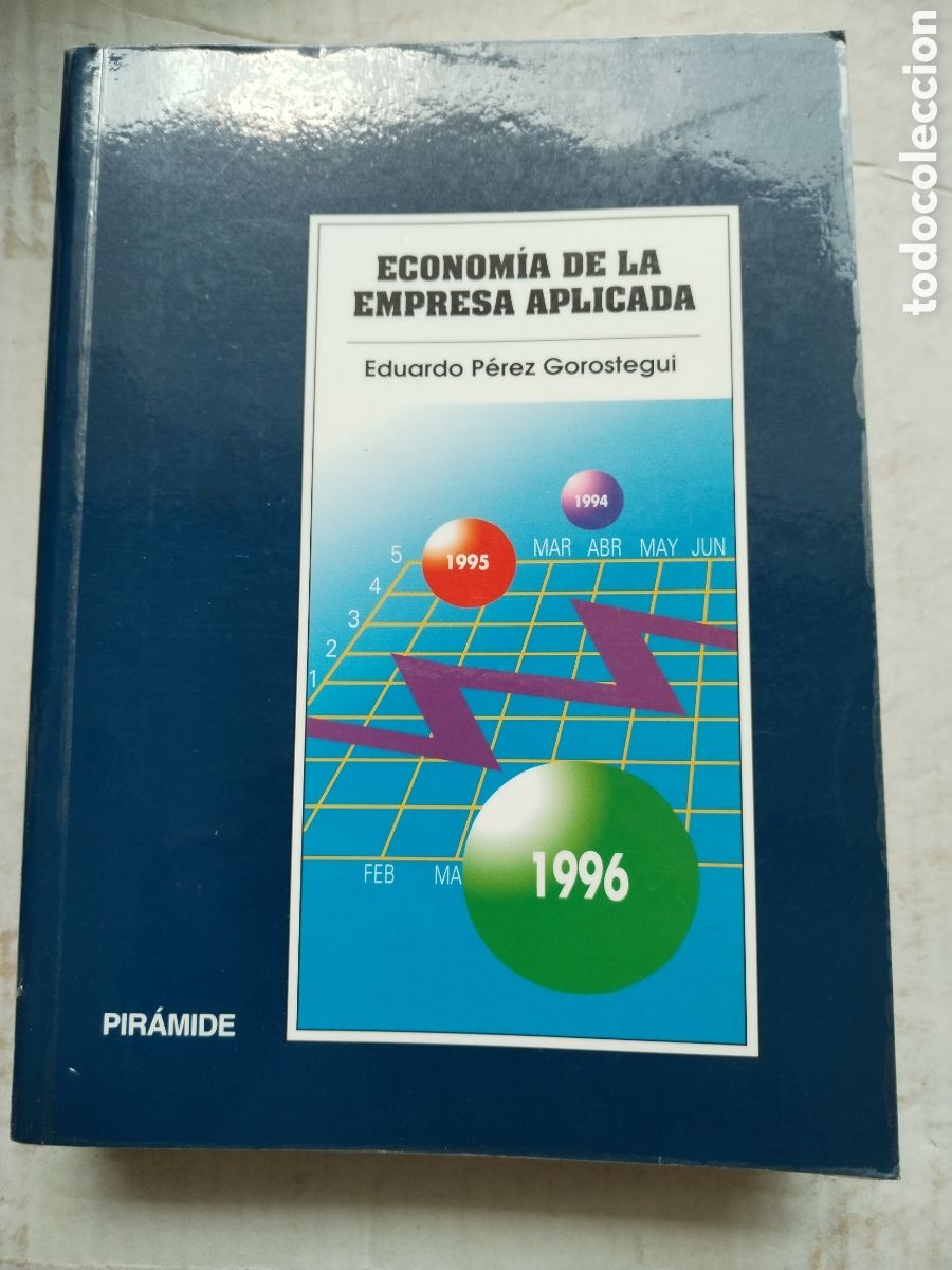 Libros de segunda mano: ECONOMIA DE LA EMPRESA APLICADA/EDUARDO P&Eacute;REZ GOROSTEGUI