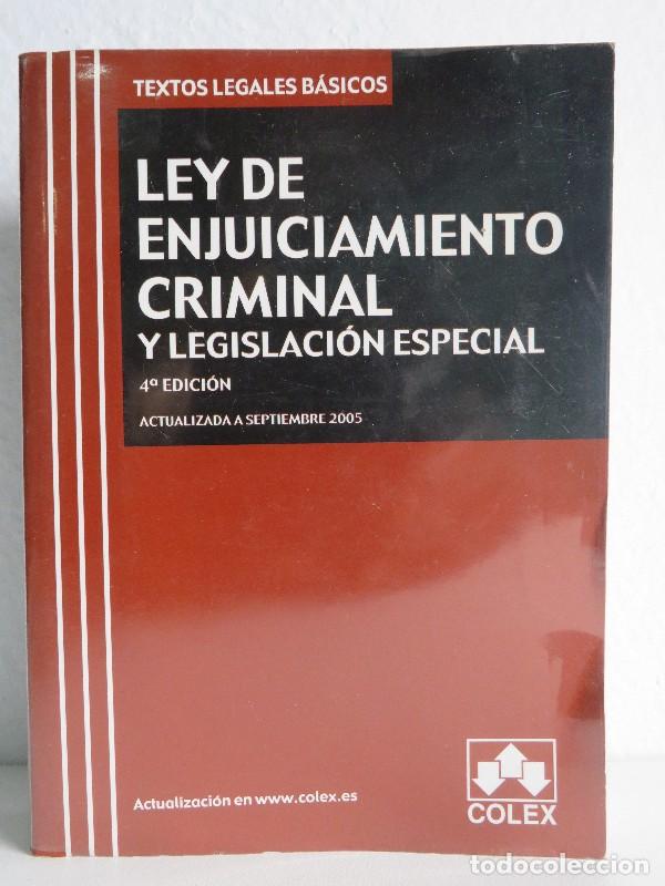 Libros de segunda mano: Ley de Enjuiciamiento Criminal y Legislaci&oacute;n Especial: Actualizada a Septiembre 2005 - Varios - 2005