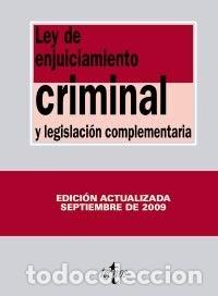 Libros de segunda mano: Ley de Enjuiciamiento Criminal: Y Legislaci&oacute;n Complementaria - Tecnos - Biblioteca de Textos Legales