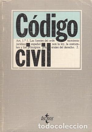 Libros de segunda mano: C&oacute;digo civil - Varios Autores - 1982
