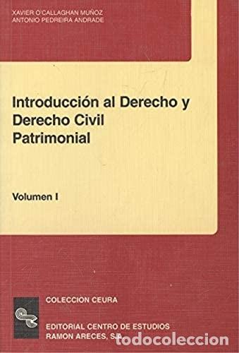Libros de segunda mano: Introducci&oacute;n Al Derecho y Derecho Civil Patrimonial. Vol. II - O'callaghan Mu&ntilde;oz, Xavier - Ed. Arece