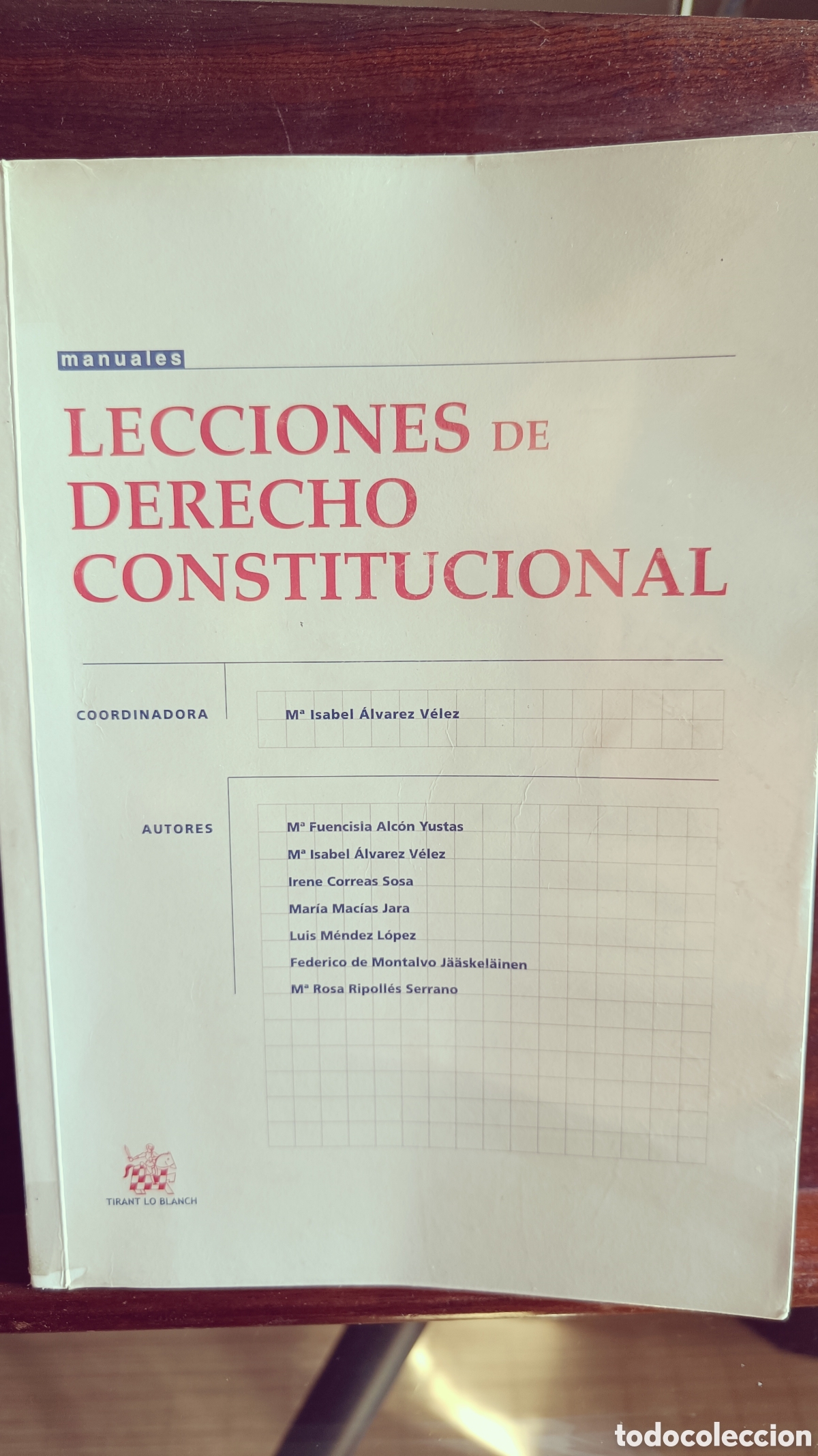 Libros de segunda mano: LECCIONES DE DERECHO CONSTITUCIONAL.