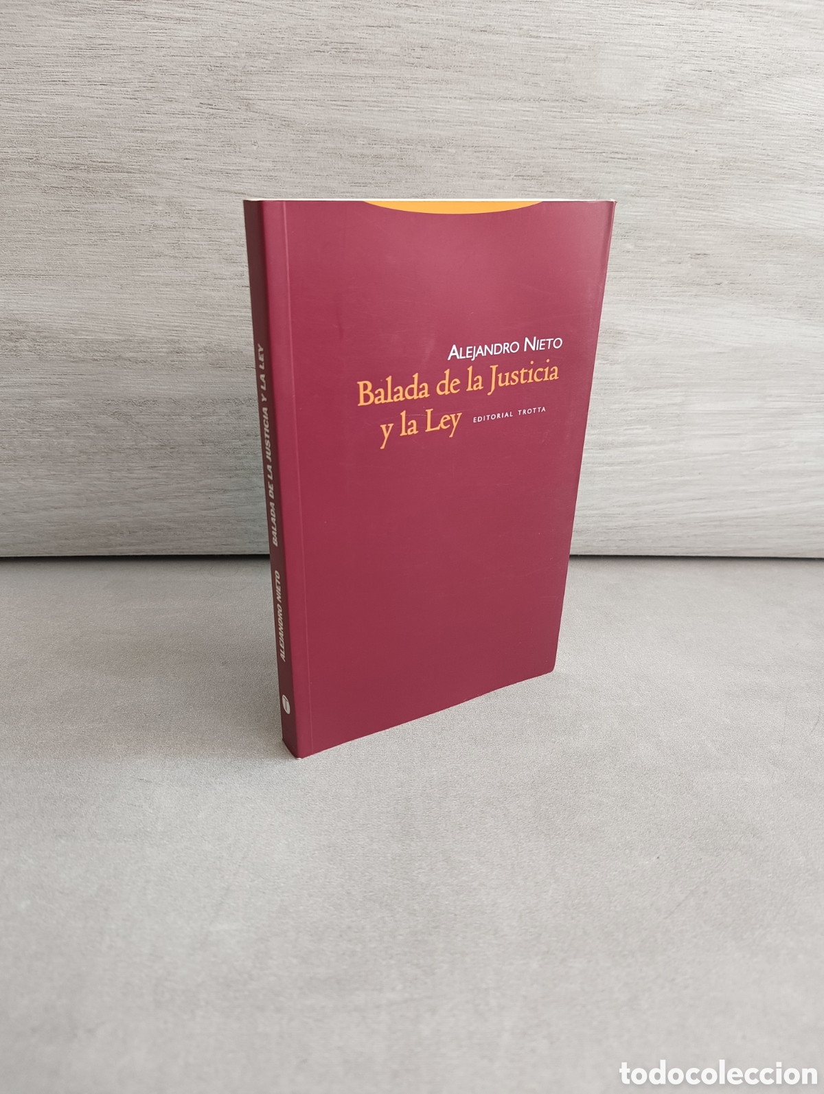 Libri di seconda mano: BALADA DE LA JUSTICIA Y LA LEY. ALEJANDRO NIETO. ED. TROTTA
