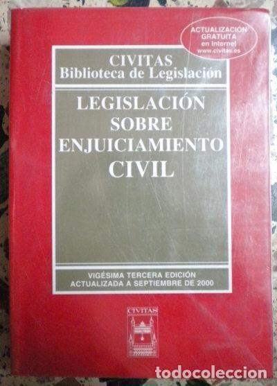 Libros de segunda mano: Legislaci&oacute;n Sobre Enjuiciamiento Civil - Alonso Olea, Manuel - Civitas Ediciones - Biblioteca, 7270