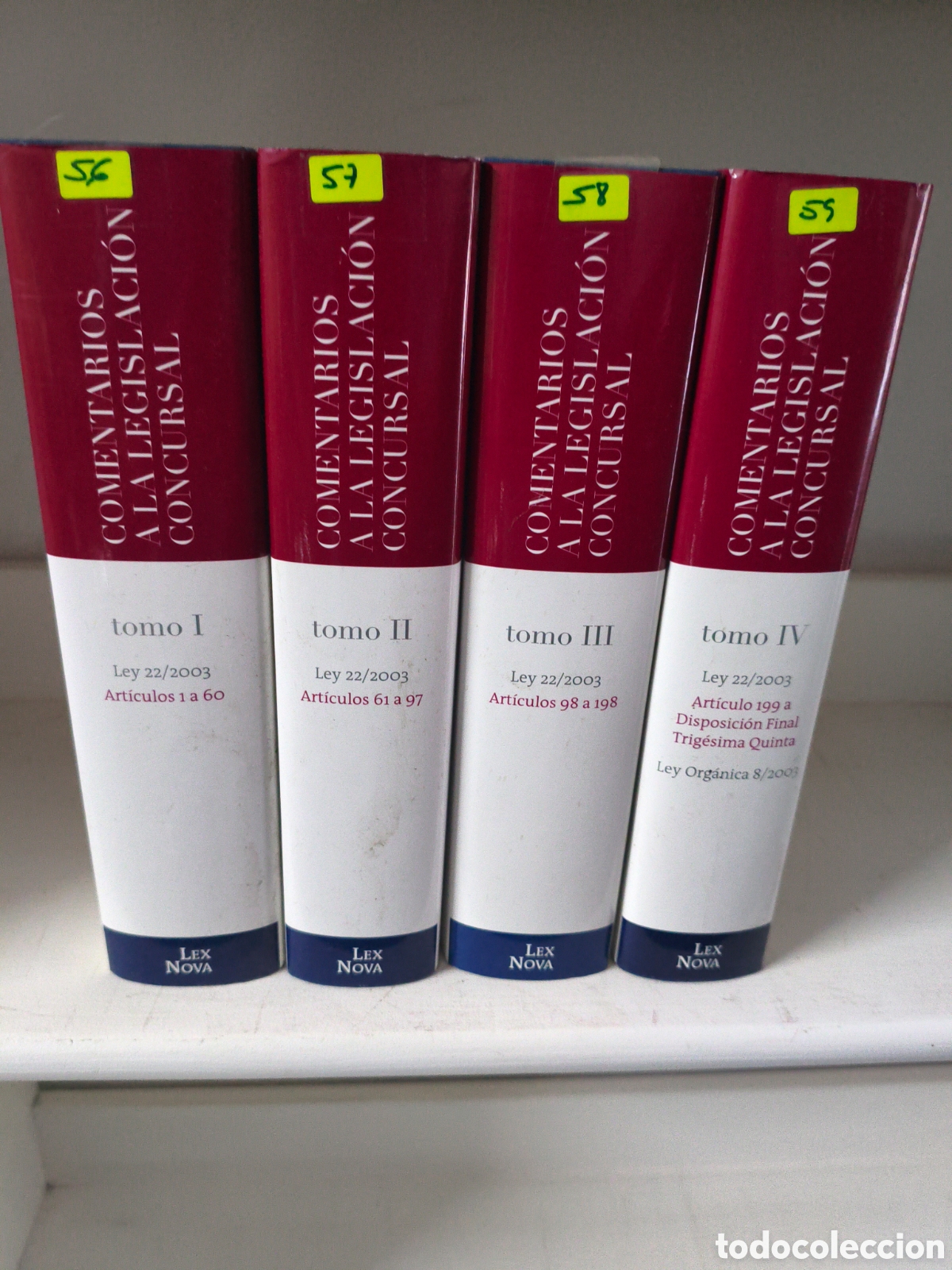 Libros de segunda mano: Comentarios a la legislaci&oacute;n concursal. Lex nova