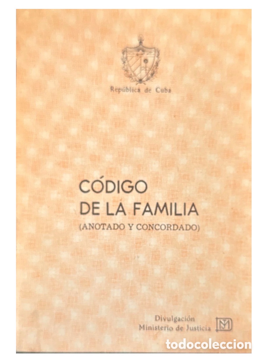 Libros de segunda mano: C&oacute;digo de la Familia (Anotado y Concordado)