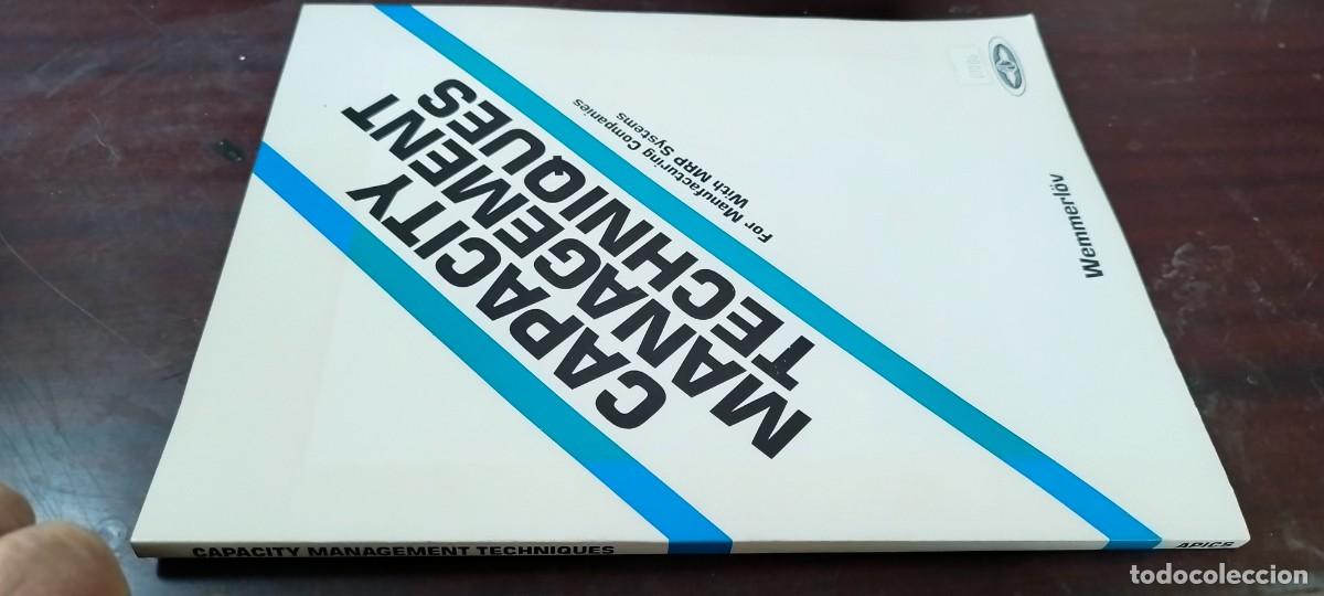 Libros de segunda mano: CAPACITY MANAGEMENT TECHNIQUES /WEMMERLOV/ EN INGLES T&Eacute;CNICAS DE GESTI&Oacute;N DE CAPACIDAD / WEMMERLOV