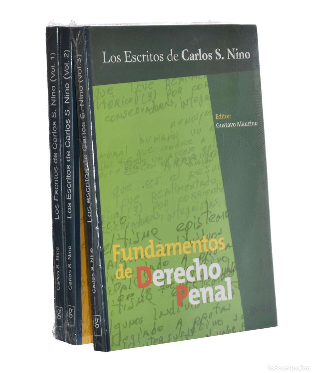 Libros de segunda mano: DERECHO, MORAL Y POL&Iacute;TICA, I-II / FUNDAMENTOS DE DERECHO PENAL (LOS ESCRITOS DE CARLOS S. NINO, 1-2-