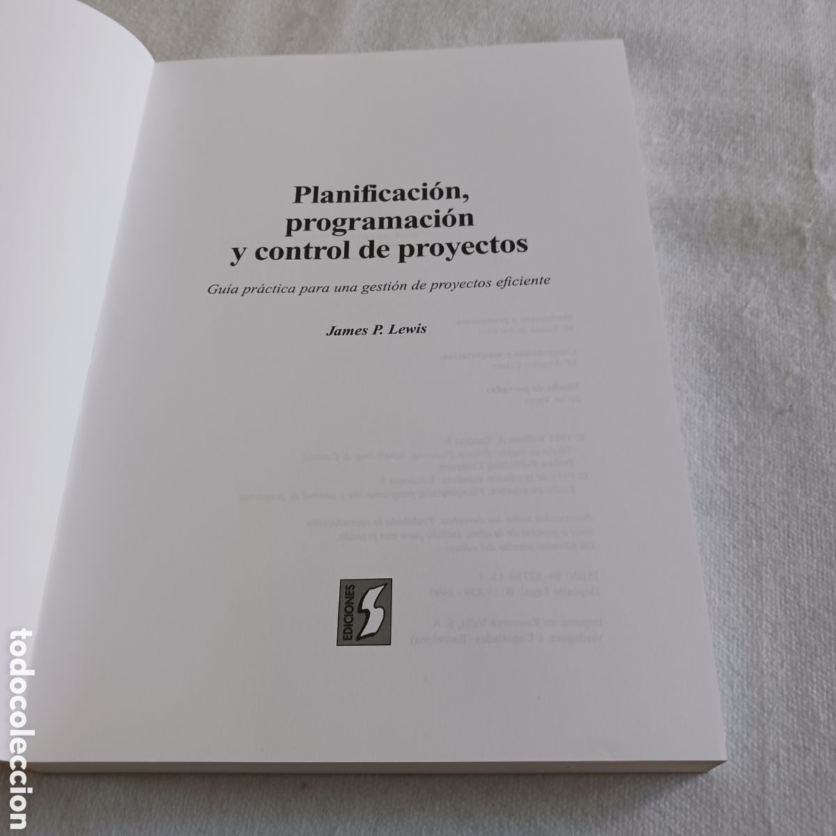 Libros de segunda mano: Planificacion,programaci&oacute;n y control de proyectos de James P Lewis - Foto 5