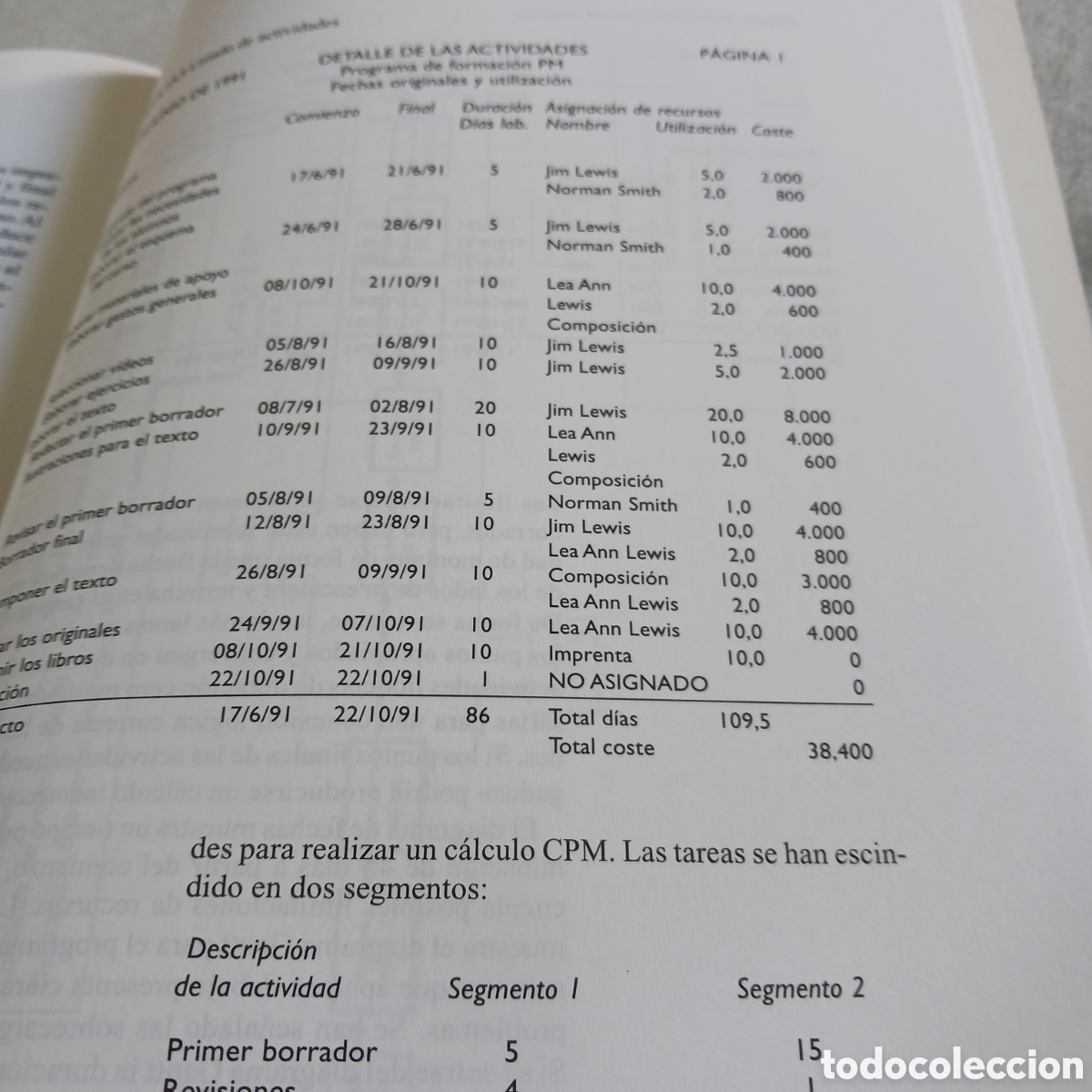 Libros de segunda mano: Planificacion,programaci&oacute;n y control de proyectos de James P Lewis - Foto 19