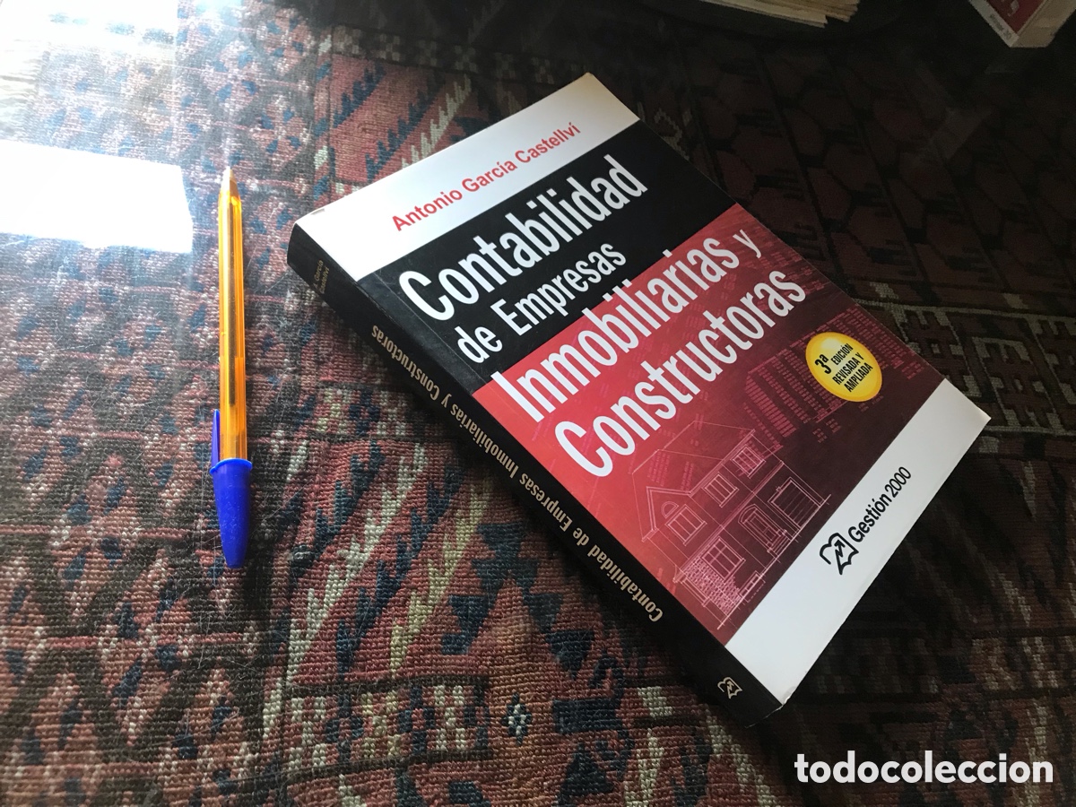 Libros de segunda mano: Contabilidad de empresas inmobiliarias y constructoras. Antonio Garc&iacute;a Castellv&iacute;
