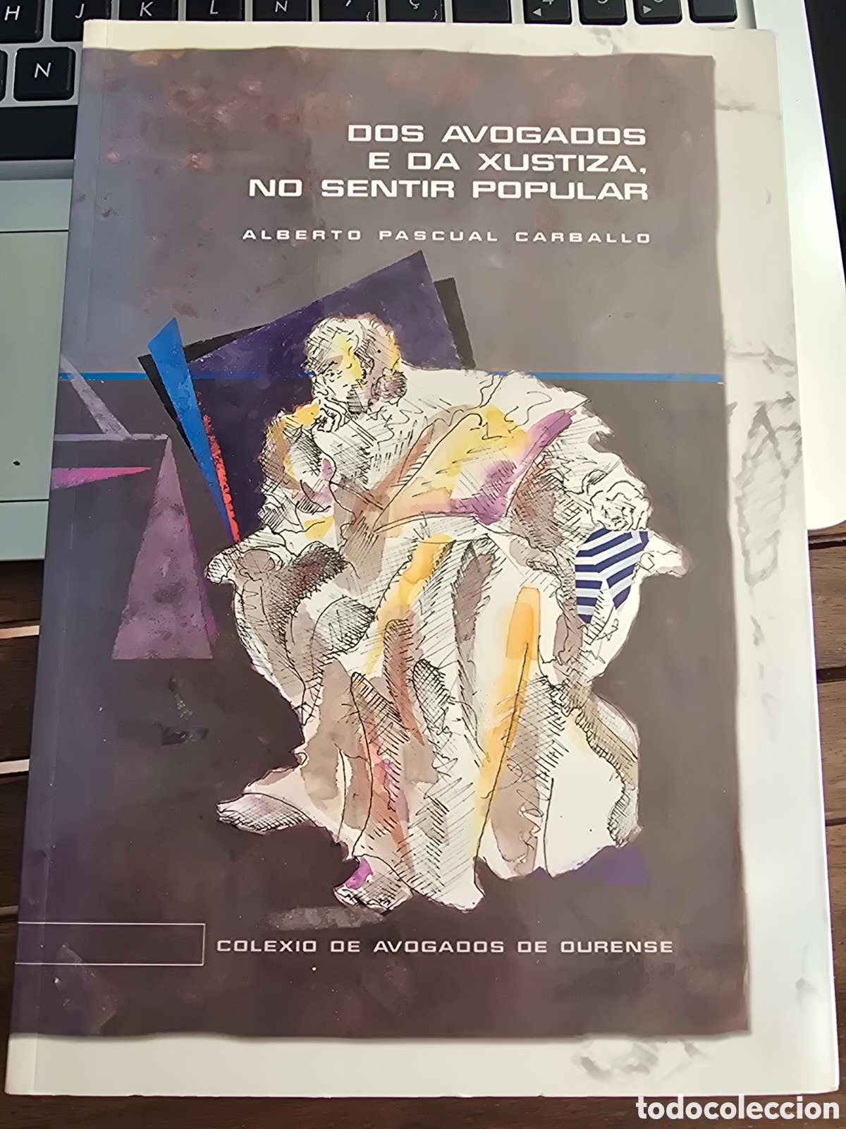 Libros de segunda mano: DOS AVOGADOS E DA XUSTIZA, NO SENTIR POPULAR Alberto Pascula Carballo 2004 derecho (gallego)