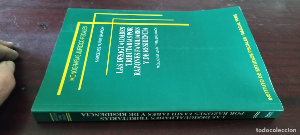 Libros de segunda mano: DESIGUALDADES TRIBUTARIAS POR RAZONES FAMILIARES Y RESIDENCIA / NU&Ntilde;EZ / PU-GUI-20 / MARCIAL PO