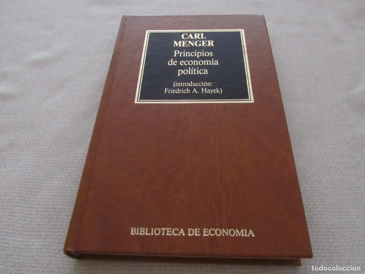 Libros de segunda mano: PRINCIPIOS DE ECONOMIA POLITICA, LIBRO DE CARL MENGER, EDICIONES ORBIS 1985