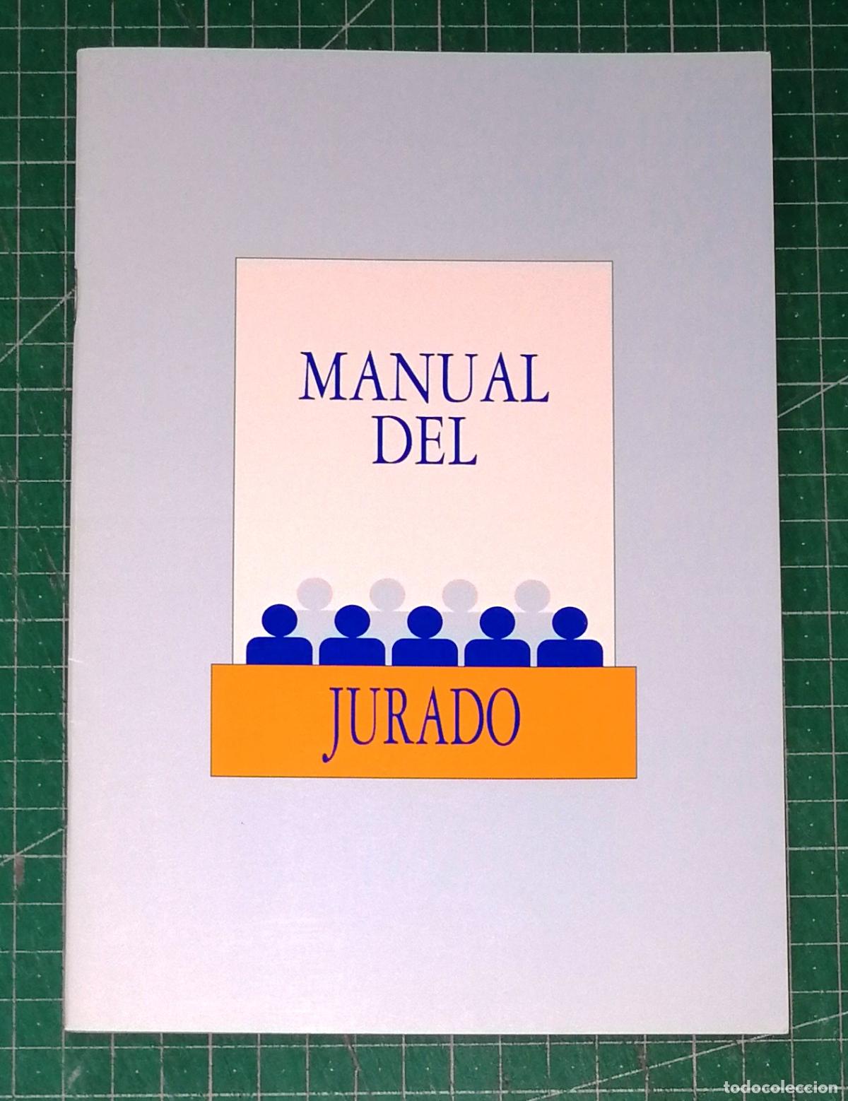 Libros de segunda mano: MANUAL DEL JURADO. - Ministerio de Justicia, Imprenta Nacional del Bolet&iacute;n Oficial del Estado, 2002