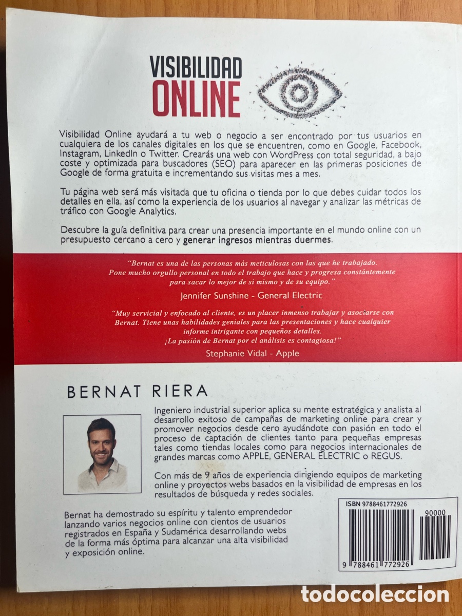 Libros de segunda mano: Visibilidad online - Bernat Riera - Foto 2