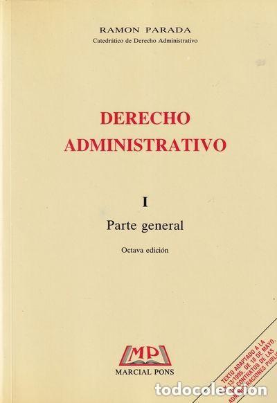Libros de segunda mano: Parte General - Parada Vazquez - Marcial Pons, Ediciones Jur&iacute;dicas y Sociales - 10&ordf; Edici&oacute;n, 1998