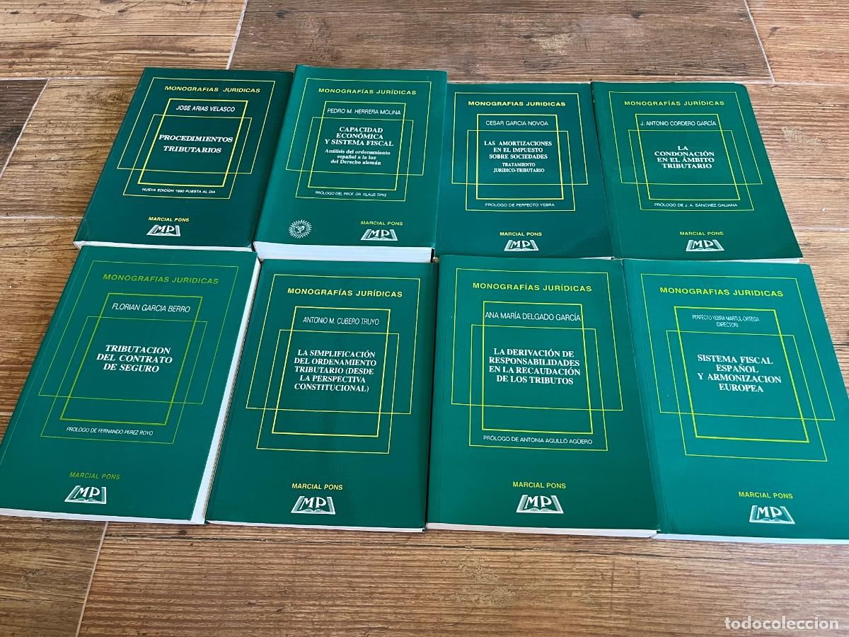 Libros de segunda mano: DERECHO TRIBUTARIO Y FISCAL 8 MONOGRAF&Iacute;AS MARCIAL PONS