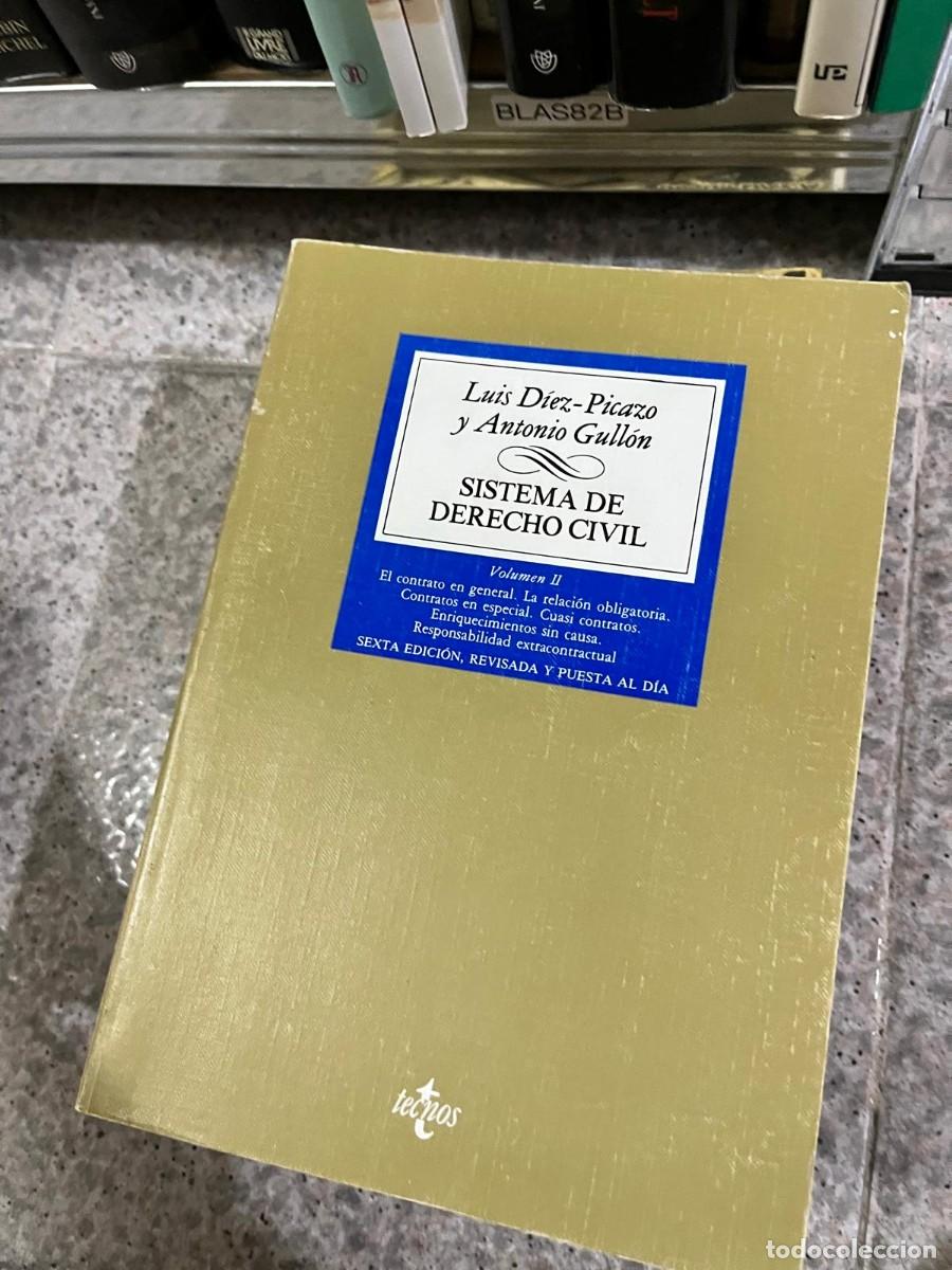 Libros de segunda mano: BLAS82B &ndash; Sistema de Derecho Civil. Volumen II &mdash; Luis D&iacute;ez-Picazo y Antonio Gull&oacute;n (Tecnos).