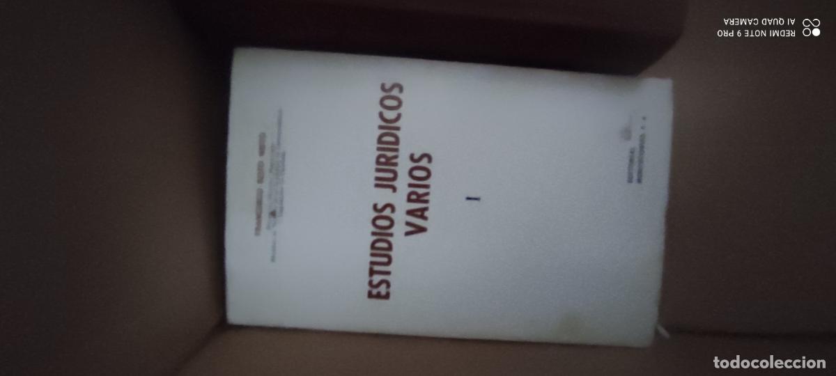Libros de segunda mano: ESTUDIOS JURIDICOS VARIOS. TOMO I. - SOTO NIETO Francisco.
