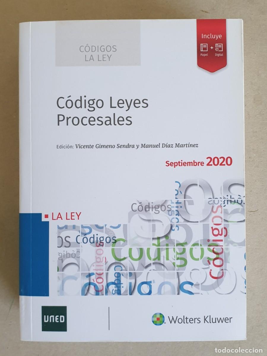 Libros de segunda mano: C&oacute;digo Leyes Procesales. Vicente Gimeno Sendra y Manuel D&iacute;az Mart&iacute;nez. 2020.