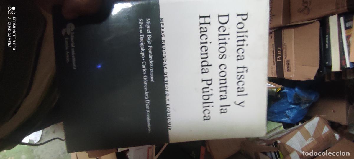 Libros de segunda mano: politica fiscal y delitos contra la Hacienda P&uacute;blica