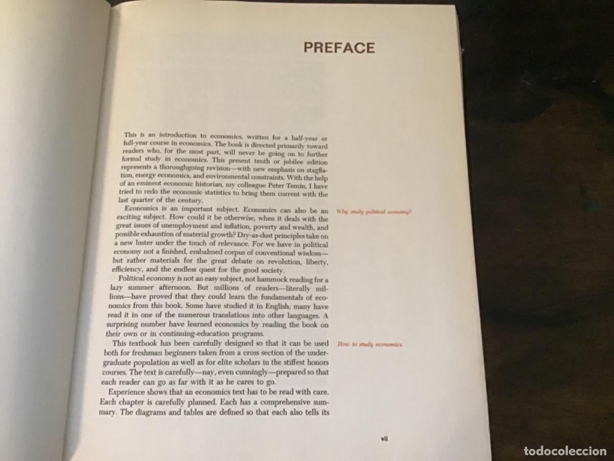 Libros de segunda mano: Samuelson.Economics. Ed. McGrawHill. 10 edici&oacute;n. 1976. En ingl&eacute;s - Foto 4
