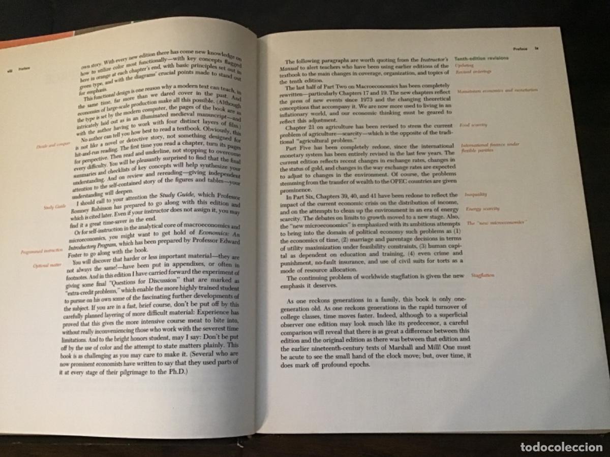 Libros de segunda mano: Samuelson.Economics. Ed. McGrawHill. 10 edici&oacute;n. 1976. En ingl&eacute;s - Foto 5