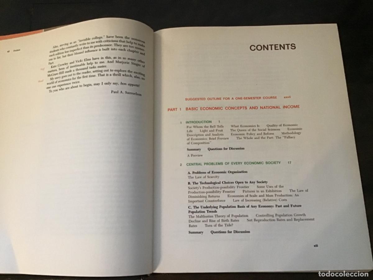 Libros de segunda mano: Samuelson.Economics. Ed. McGrawHill. 10 edici&oacute;n. 1976. En ingl&eacute;s - Foto 7