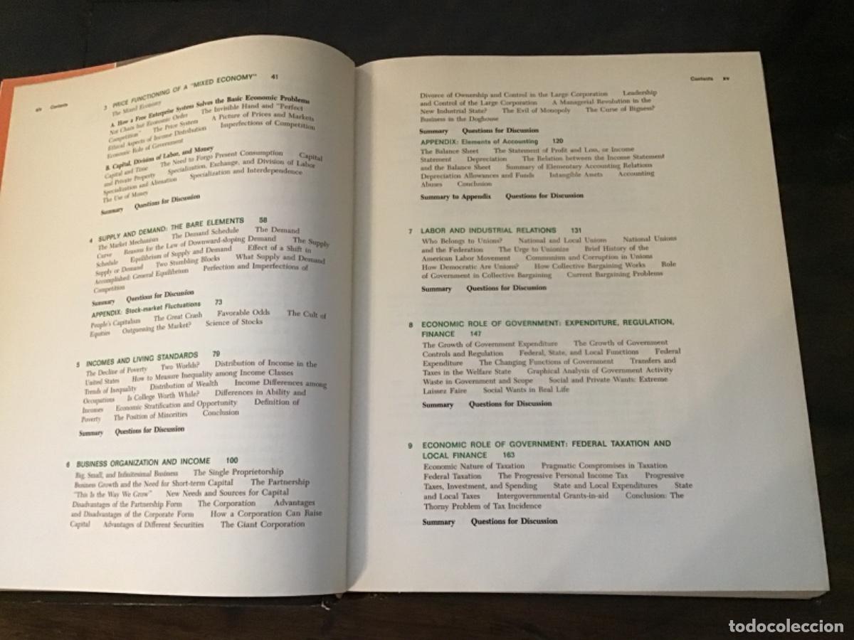 Libros de segunda mano: Samuelson.Economics. Ed. McGrawHill. 10 edici&oacute;n. 1976. En ingl&eacute;s - Foto 8
