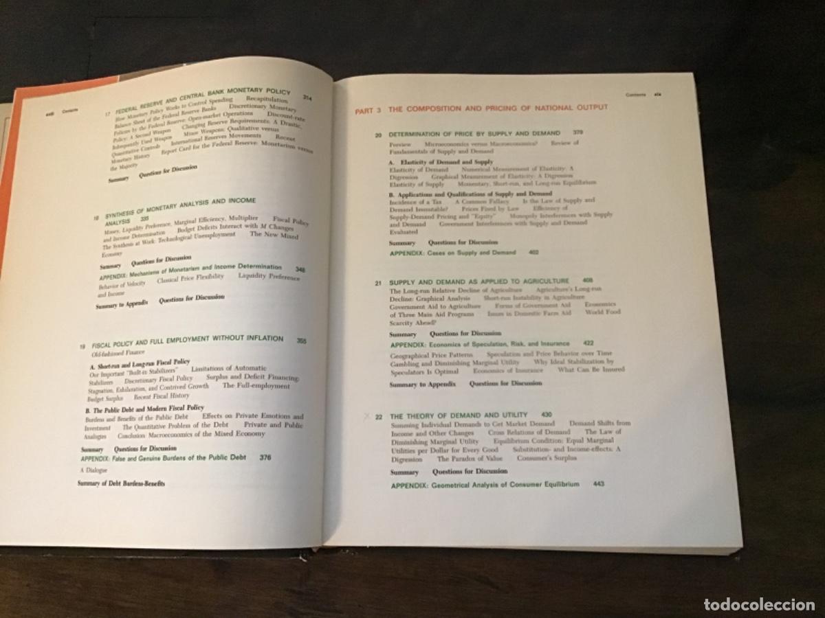 Libros de segunda mano: Samuelson.Economics. Ed. McGrawHill. 10 edici&oacute;n. 1976. En ingl&eacute;s - Foto 10