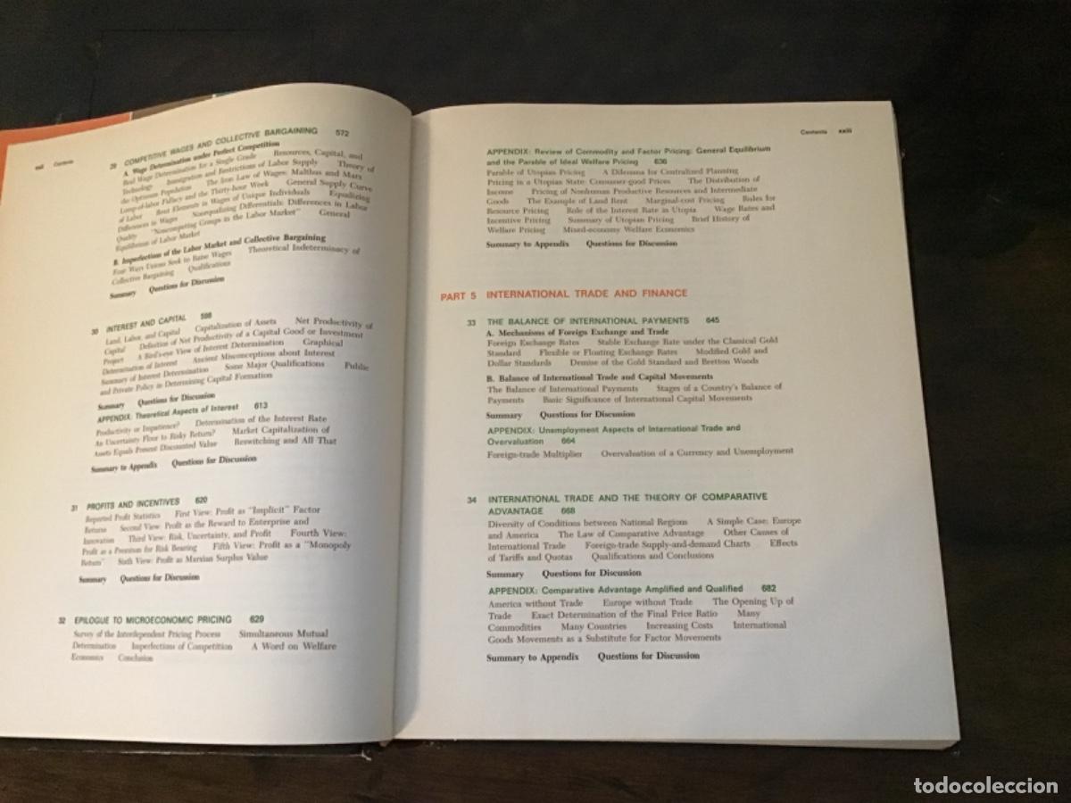 Libros de segunda mano: Samuelson.Economics. Ed. McGrawHill. 10 edici&oacute;n. 1976. En ingl&eacute;s - Foto 12