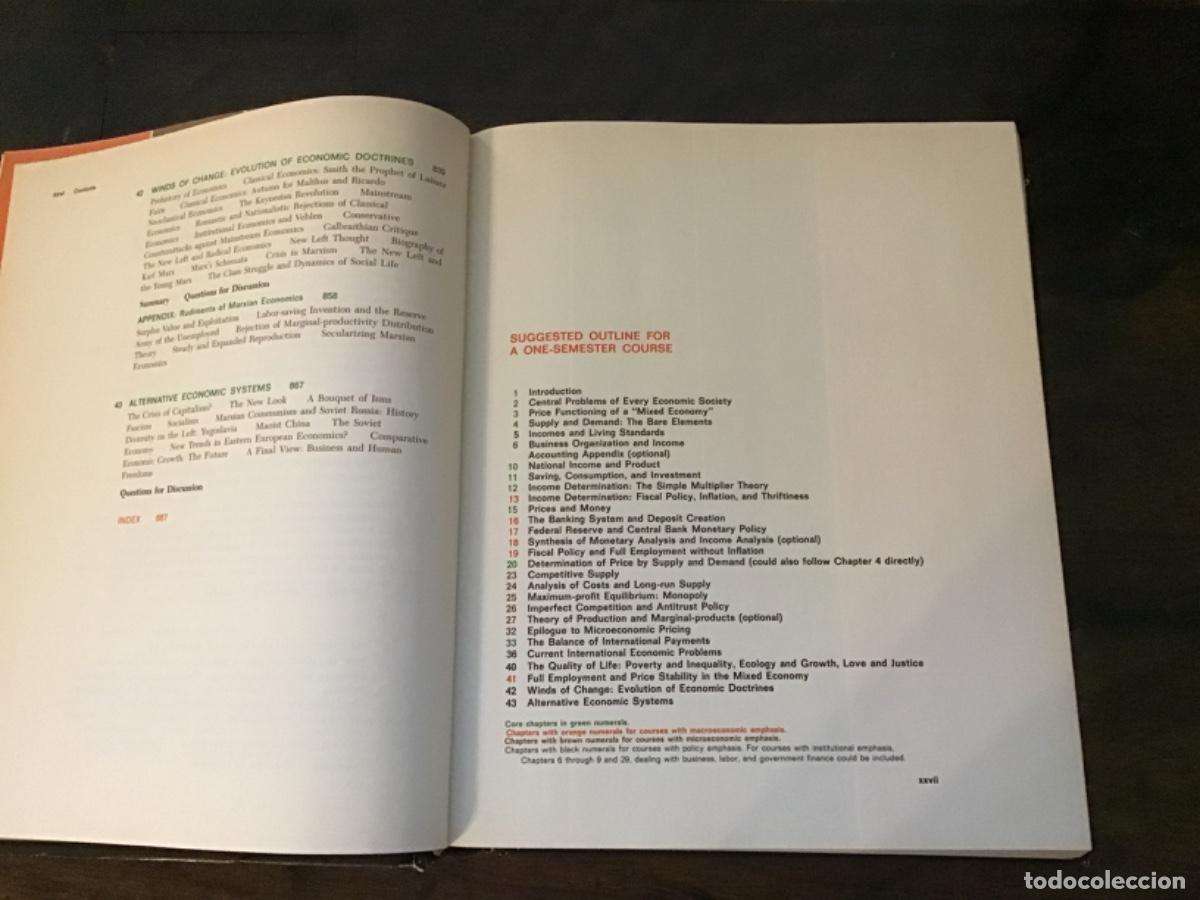 Libros de segunda mano: Samuelson.Economics. Ed. McGrawHill. 10 edici&oacute;n. 1976. En ingl&eacute;s - Foto 14
