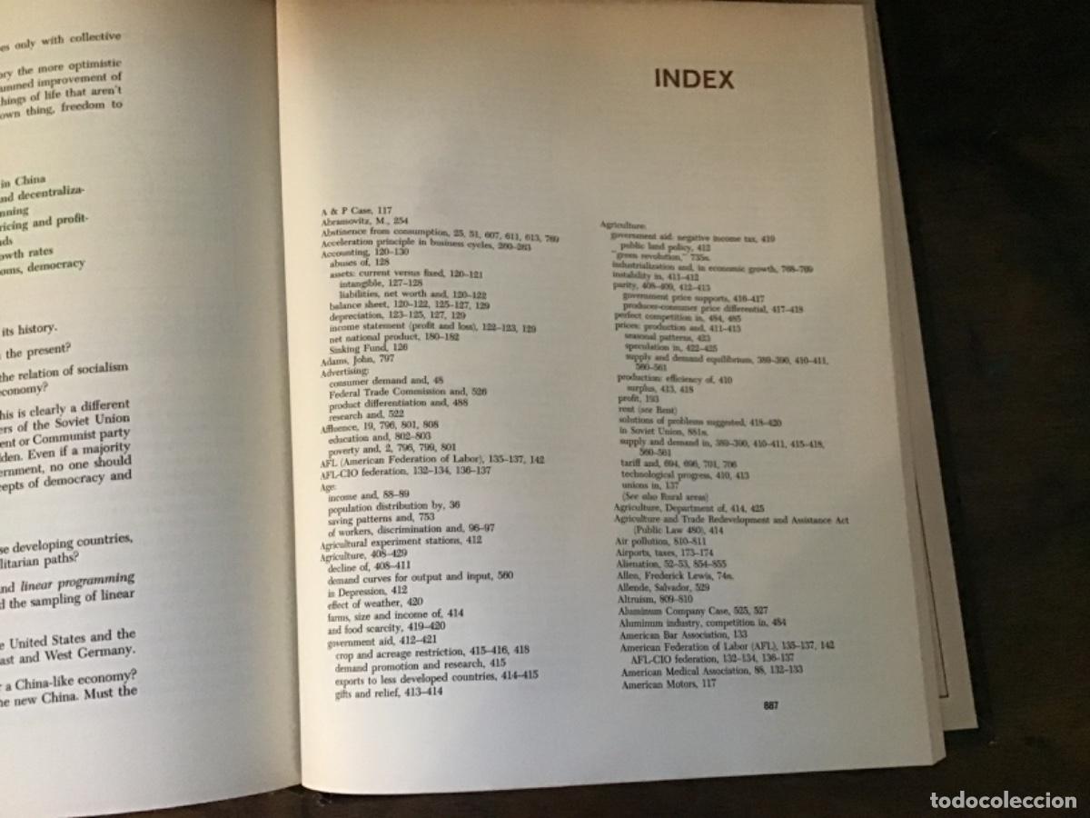 Libros de segunda mano: Samuelson.Economics. Ed. McGrawHill. 10 edici&oacute;n. 1976. En ingl&eacute;s - Foto 17