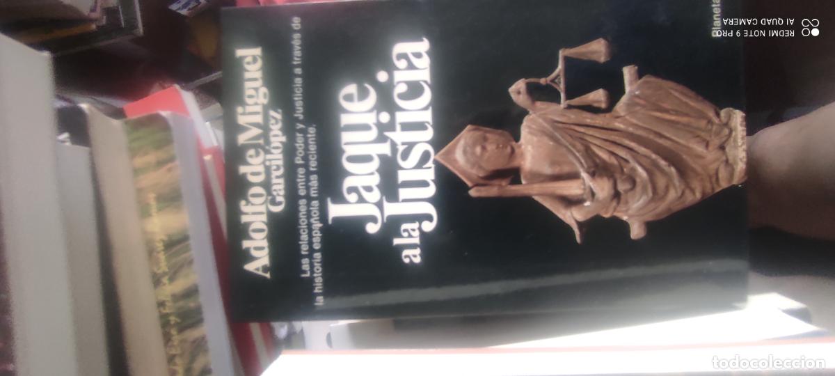 Libros de segunda mano: Adolfo de Miguel Garcial&oacute;pez - Jaque a la justicia. Duelos y quebrantos judiciales