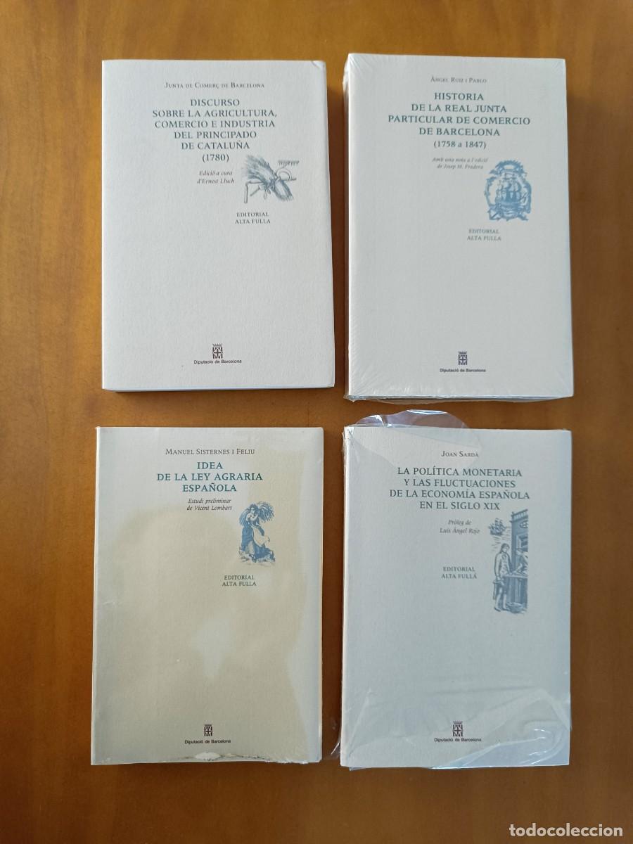 Libros de segunda mano: JUNTA PARTICULAR +LEY AGRARIA +DISCURSO +POLITICA MONETARIA Cl&agrave;ssics pensament econ&ograve;mic catal&agrave; DIBA