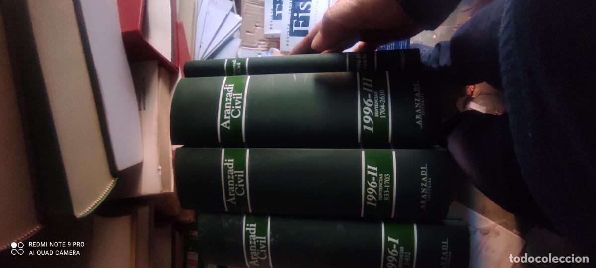 Libros de segunda mano: Aranzadi Civil 1996, 3 vols derecho