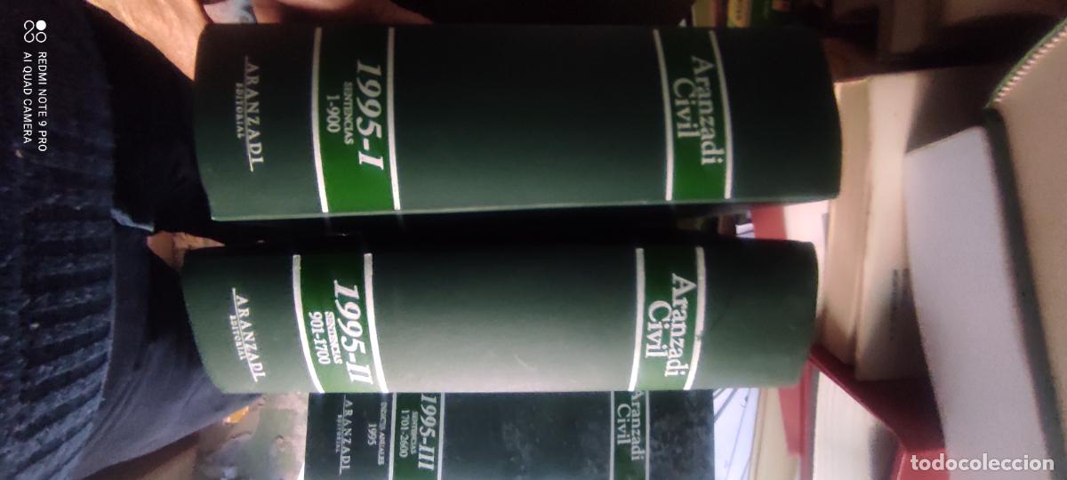 Libros de segunda mano: Aranzadi Civil, 1995, 3 vols derecho