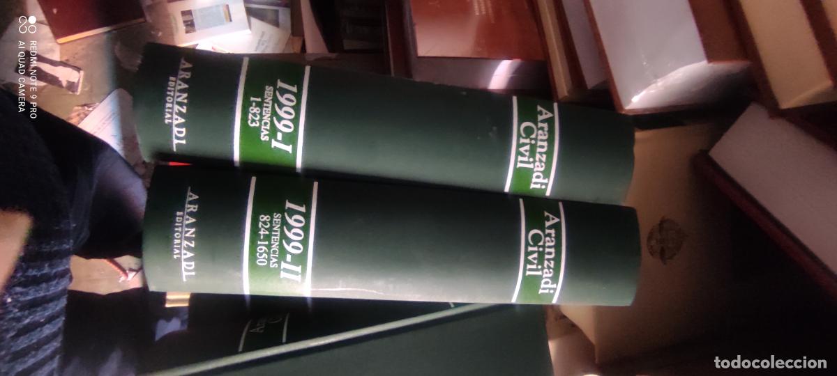 Libros de segunda mano: aranzadi civil, 1999, 2 vol, derecho, l