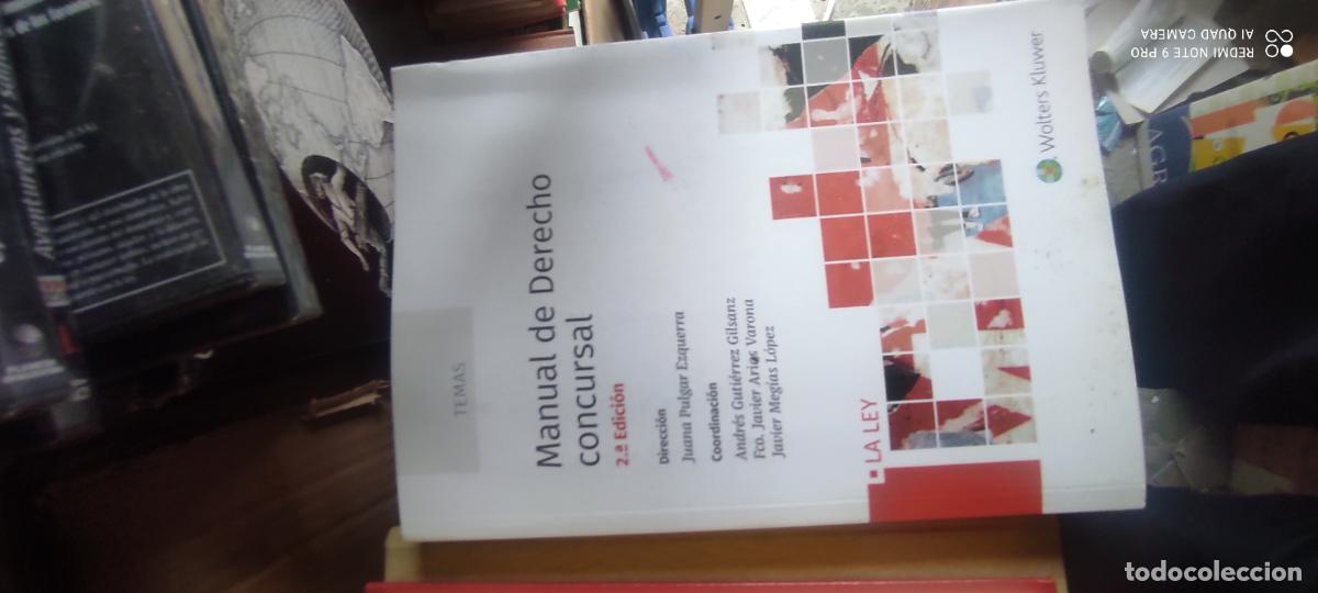 Libros de segunda mano: MANUAL DE DERECHO CONCURSAL - 2a EDICI&Oacute;N (SEP 2019) - dir: JUANA PULGAR EZQUERRA - WOLTERS KLUWER
