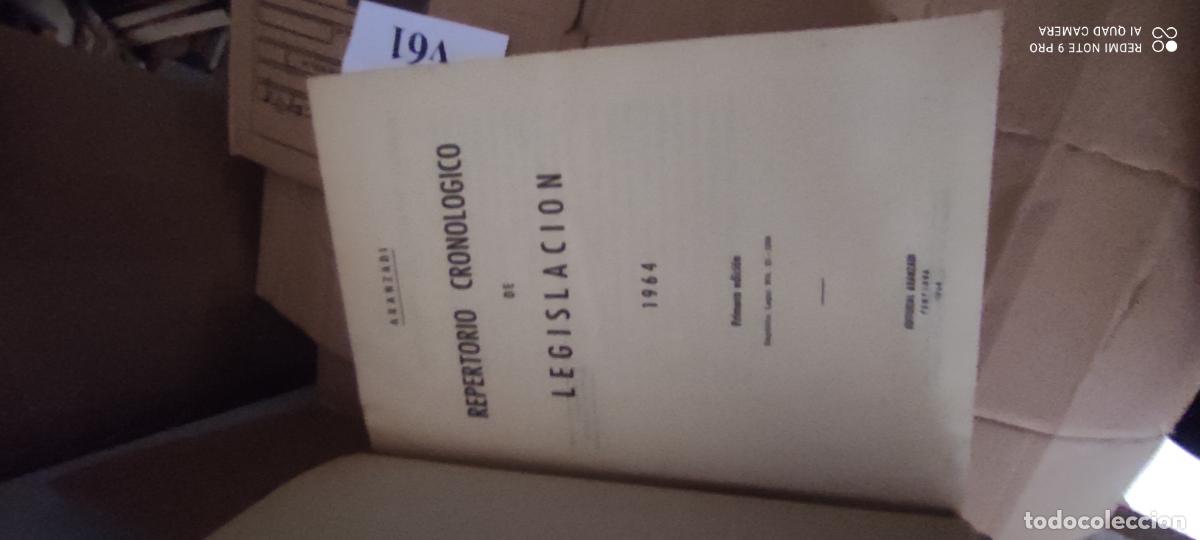 Libros de segunda mano: Repertorio cronol&oacute;gico de legislaci&oacute;n, 64