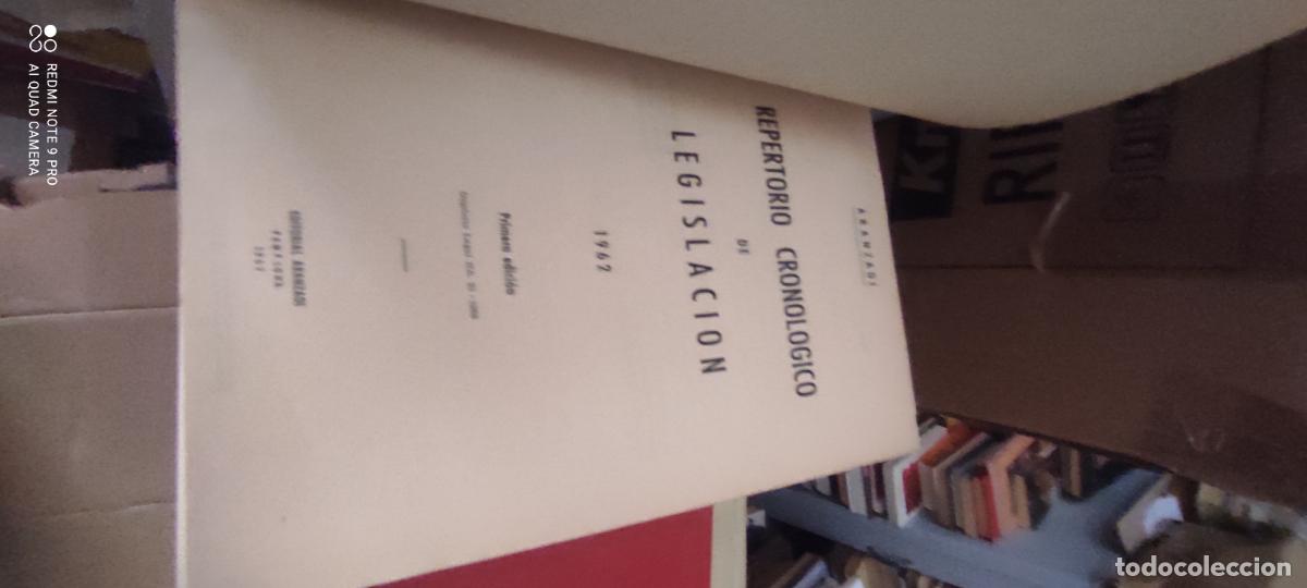 Libros de segunda mano: Repertorio cronol&oacute;gico de legislaci&oacute;n, 62