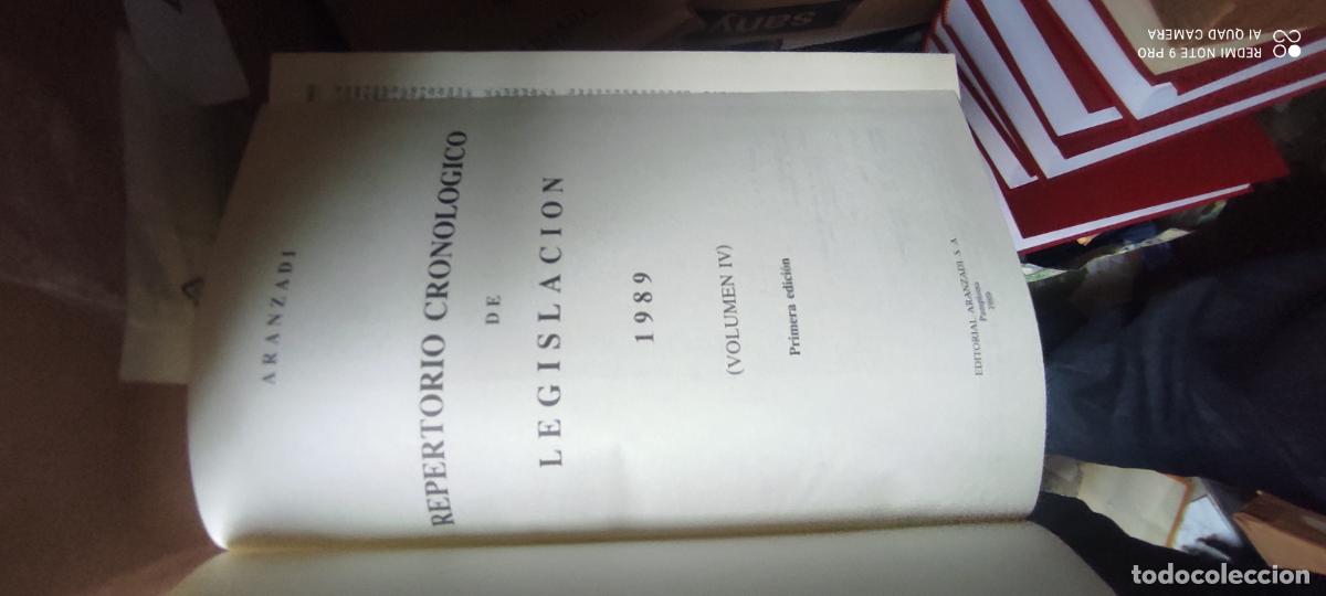 Gebrauchte B&uuml;cher: Repertorio cronol&oacute;gico de legislaci&oacute;n, 89