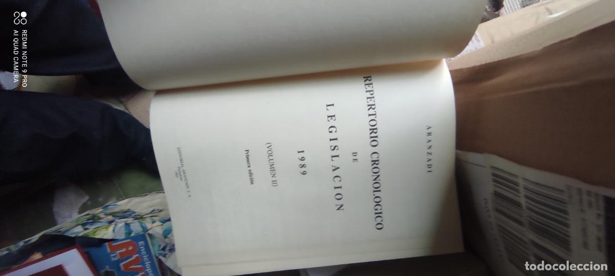 Second hand books: Repertorio cronol&oacute;gico de legislaci&oacute;n, 89
