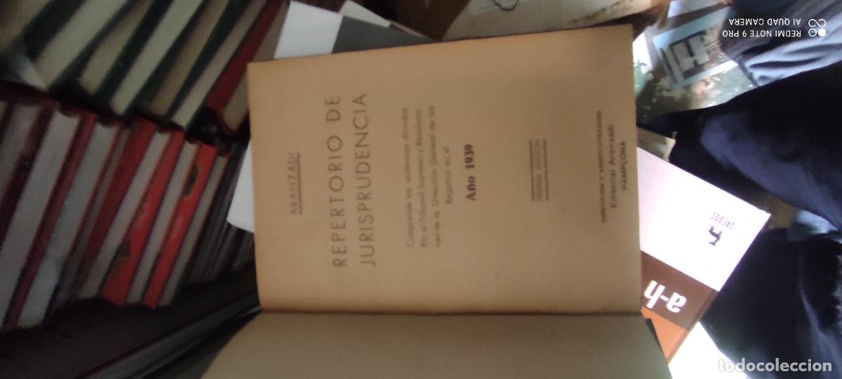 Second hand books: Repertorio de Jurisprudencia, 39