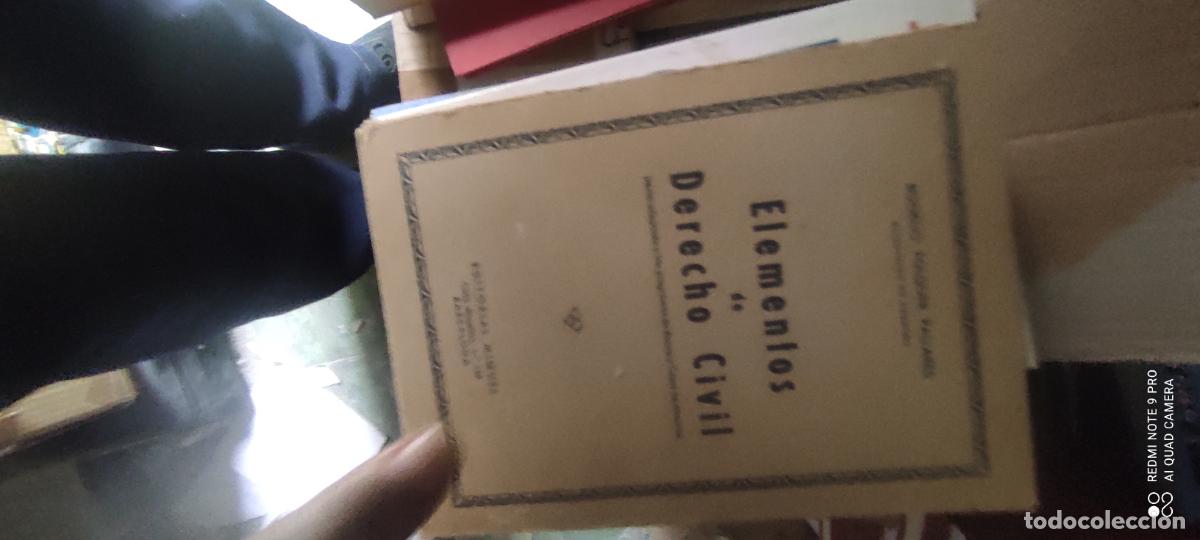 Second hand books: ELEMENTOS DE DERECHO CIVIL - ROGELIO FOLQUER PALLARES / EDITORIAL MIGUEL