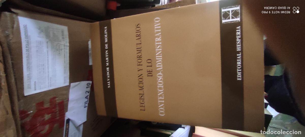 Libros de segunda mano: LEGISLACION Y FORMULARIOS DE LO CONTENCIOSO-ADMINISTRATIVO. - MARTIN DE MOLINA Santiago.