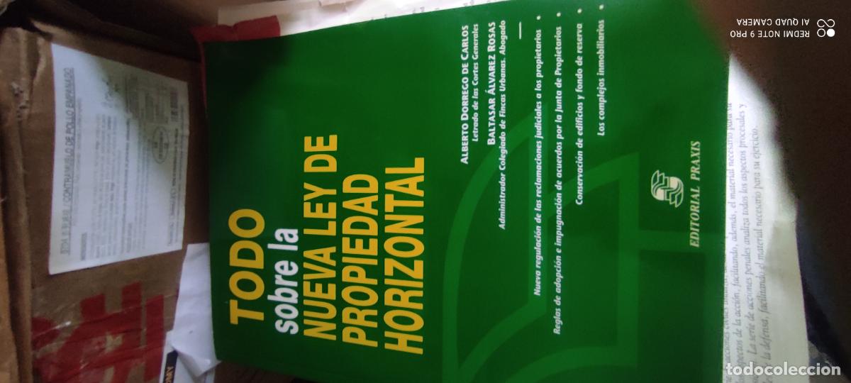 Libros de segunda mano: Todo sobre la nueva Ley de Propiedad Horizontal. Dorrego